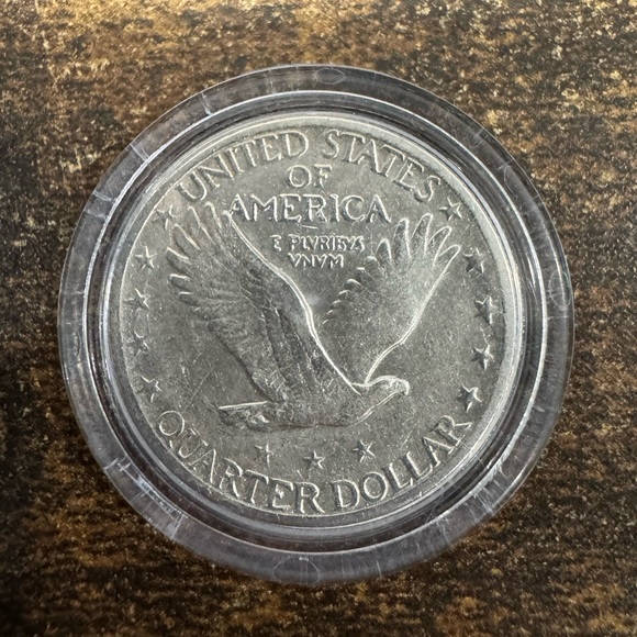 1926 Silver Standing Liberty Quarter United States Currency - Picture 2 of 4